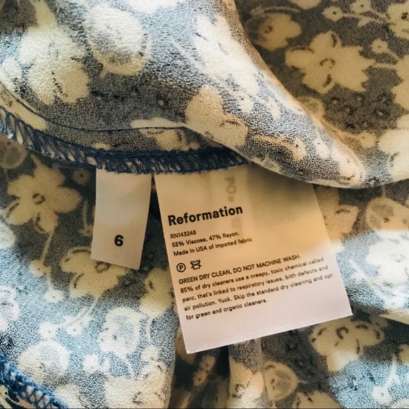 🆕Reformation⚡️RARE⚡️Drea Sweetheart Crepe Dress - Picture 9 of 9